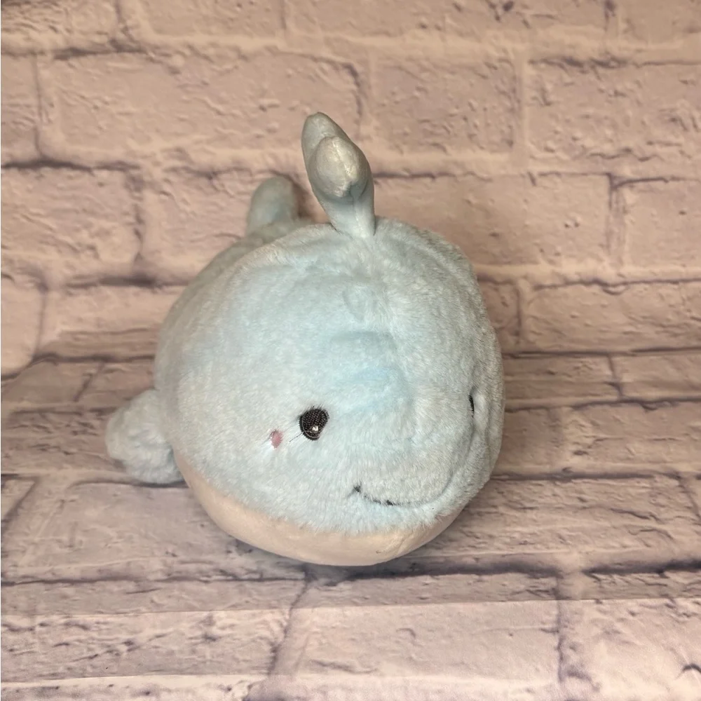 Cute Blue Whale Plush Slippers